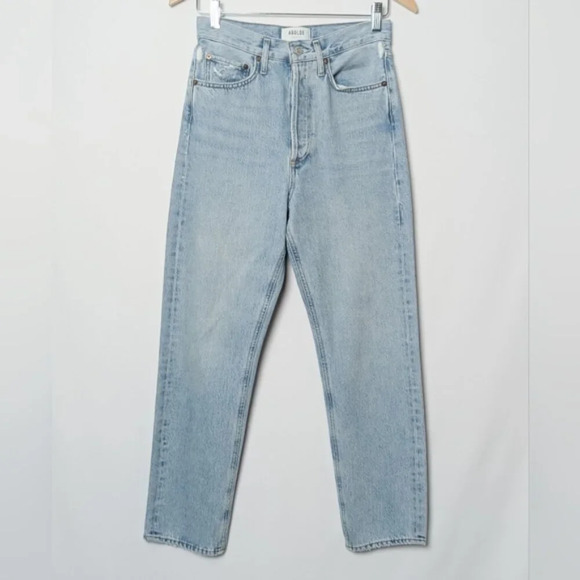 AGOLDE 90's Jeans Loose Light Wash Straight Leg Jean Snapshot 90s Aritzia 24 - Picture 5 of 8